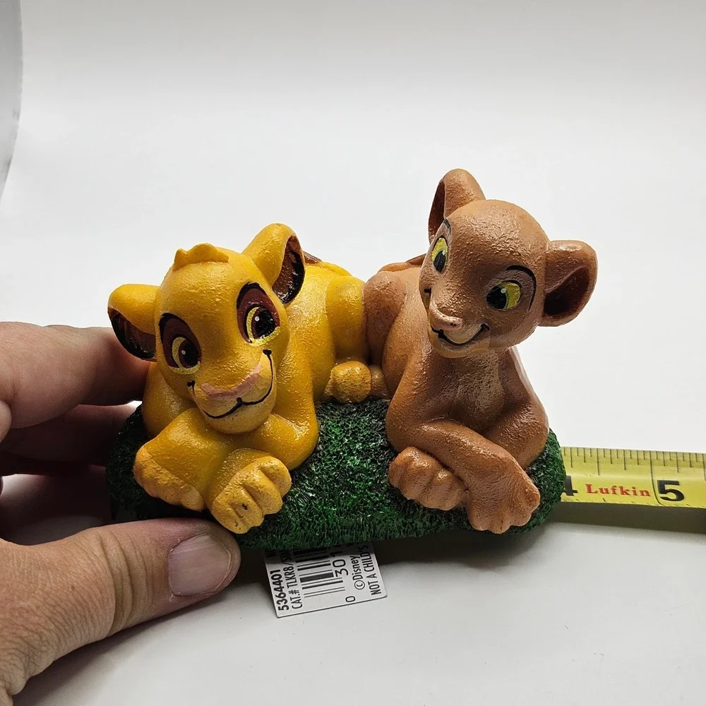 Disney The‎ Lion King Simba Nala Cubs Aquarium Fish Tank Ornament Figurine Decor